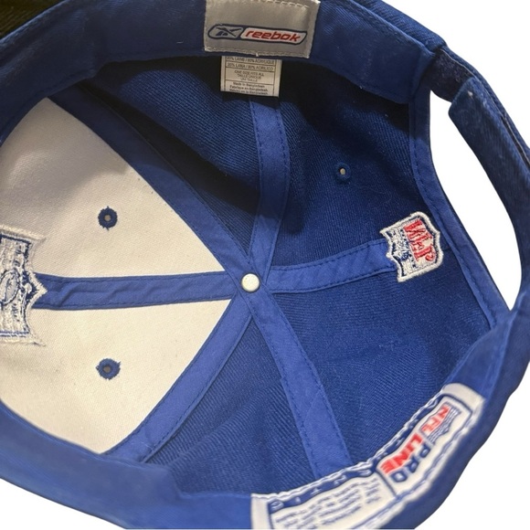 Vintage NFL Pro Line Reebok Blue Snapback Hat - Picture 4 of 5
